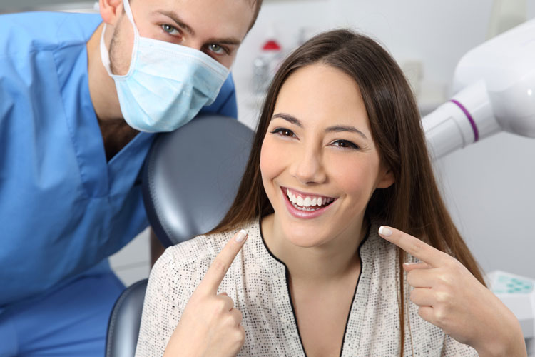 Patient Happy with Smile Perfected